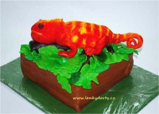 3D dort chameleon