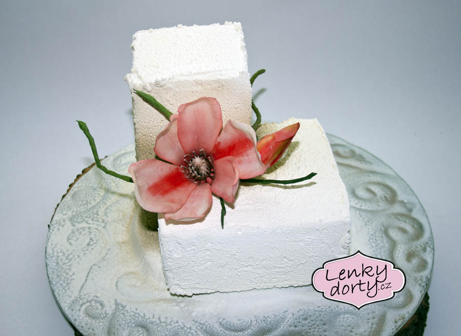 Patrový dort bílá čok